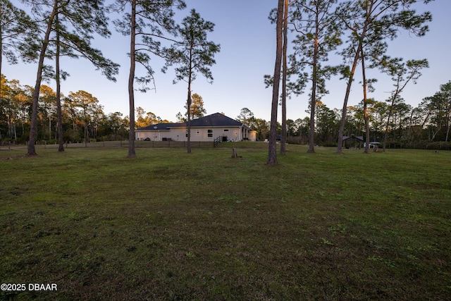 view of yard