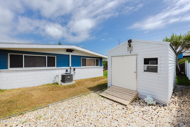 4245 Cardinal Blvd, Port Orange, FL 32127 - view of shed with cooling unit
