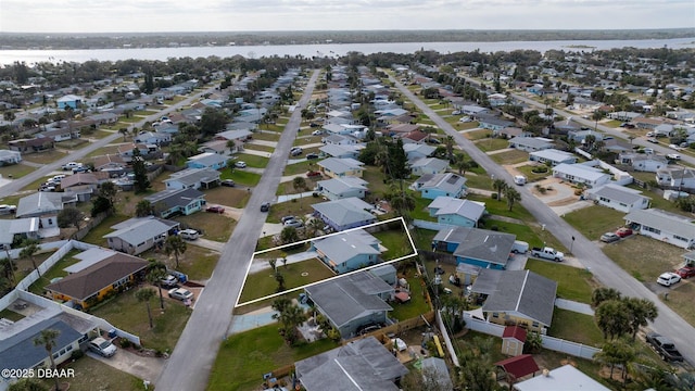 7 Azalea Dr, Ormond Beach, FL 32176 - aerial view featuring a residential view and a water view
