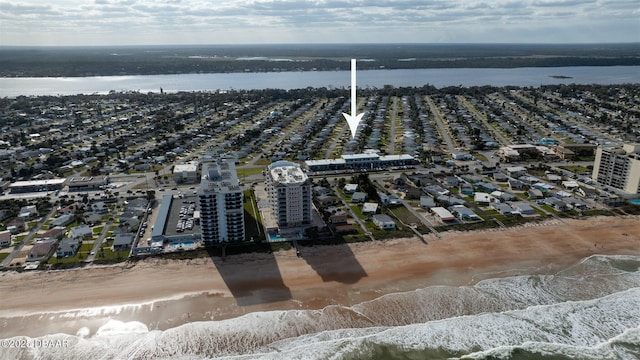 7 Azalea Dr, Ormond Beach, FL 32176 - birds eye view of property featuring a water view