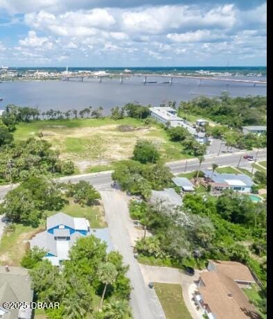 312 Frances Ter, Daytona Beach, FL 32118 - aerial view of property's location featuring a nearby body of water and a notable bridge