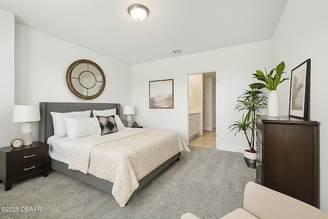 288 Links Terrace Blvd, Daytona Beach, FL 32124 - bedroom featuring light colored carpet and ensuite bathroom