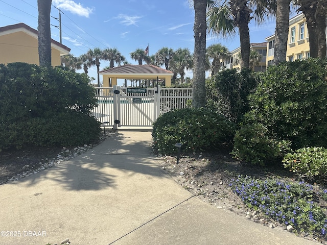3651 S Central Ave Unit 101, Flagler Beach, FL 32136 - view of gate