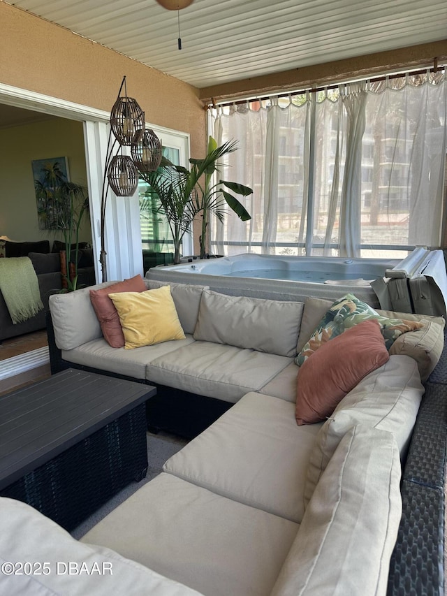 3651 S Central Ave Unit 101, Flagler Beach, FL 32136 - view of sunroom / solarium