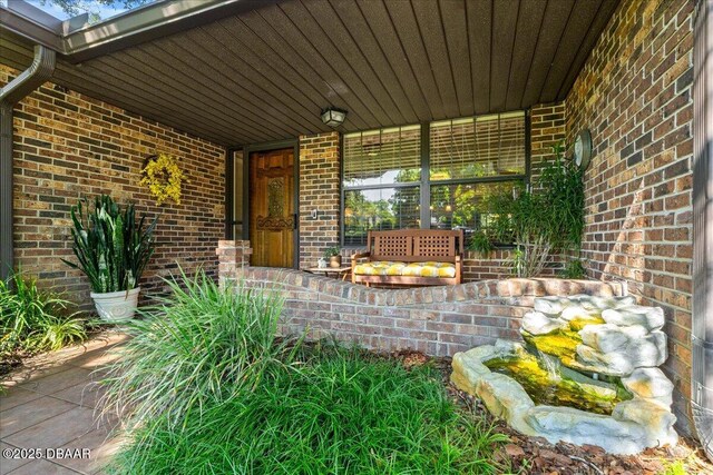 5 Southern Pine Trl, Ormond Beach, FL 32174 - entrance to property with brick siding and covered porch