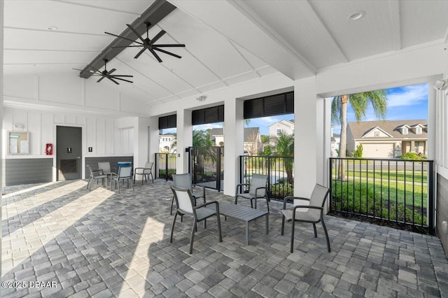 6341 Hanfield Dr, Port Orange, FL 32128 - exterior space featuring ceiling fan