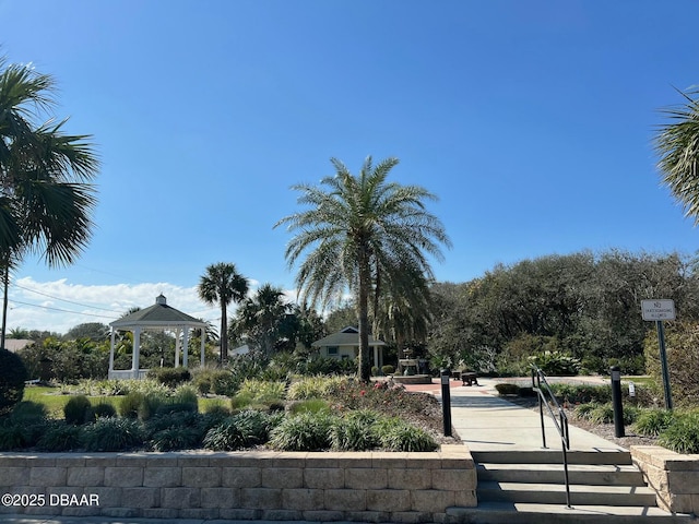 surrounding community featuring a gazebo