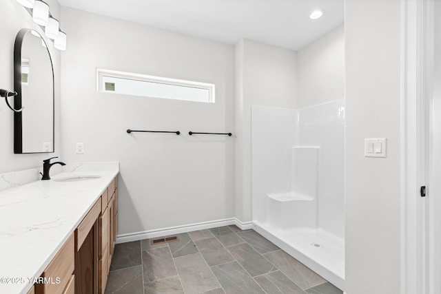 4608 W Larch Ave, Yakima, WA 98908 - bathroom featuring vanity and a shower