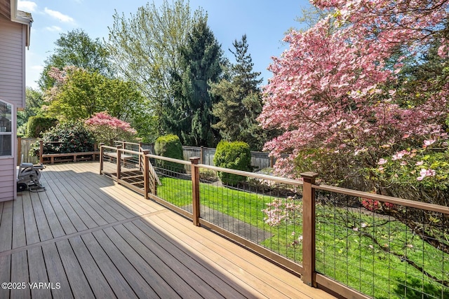 23812 21st Dr Unit Se, Bothell, WA 98021 - wooden terrace featuring fence and a yard