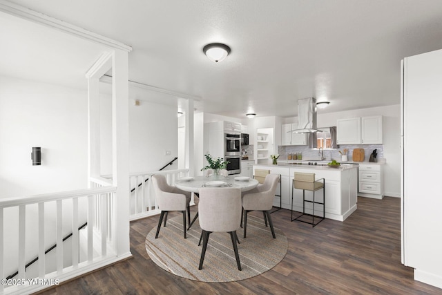 12307 Tieton Dr, Yakima, WA 98908 - dining area featuring dark wood finished floors