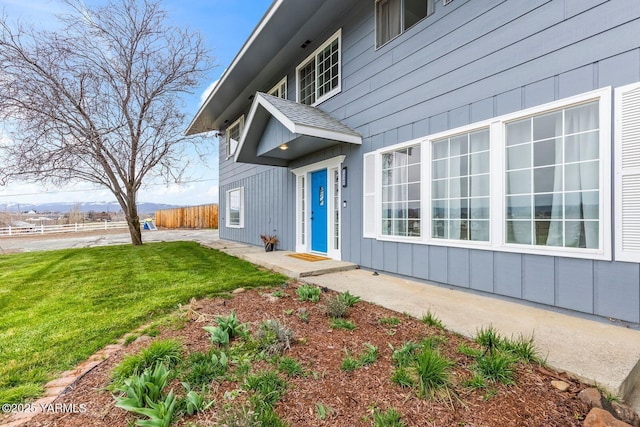12307 Tieton Dr, Yakima, WA 98908 - view of exterior entry featuring board and batten siding