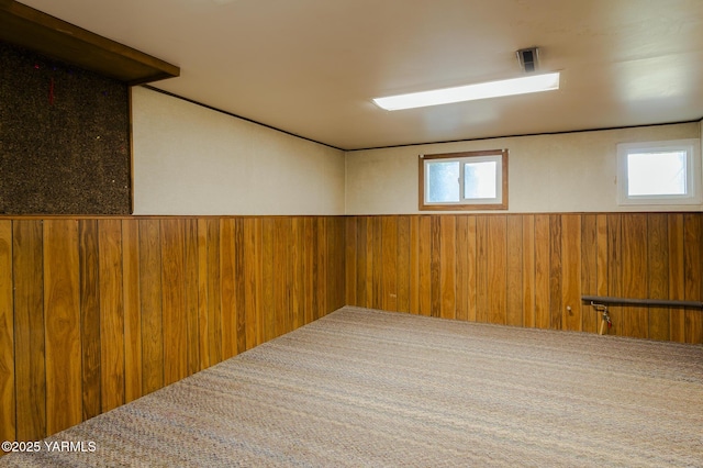 418 S 32nd Ave, Yakima, WA 98902 - below grade area with wooden walls, healthy amount of natural light, and wainscoting