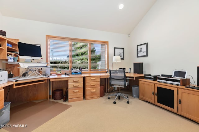 1011 N 79th Ave, Yakima, WA 98908 - office space with light carpet and lofted ceiling