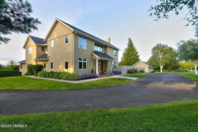 1011 N 79th Ave, Yakima, WA 98908 - view of front of home with a chimney and stucco siding