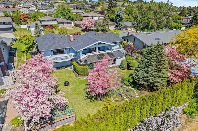 5902 Glacier Way, Yakima, WA 98908 - aerial perspective of suburban area