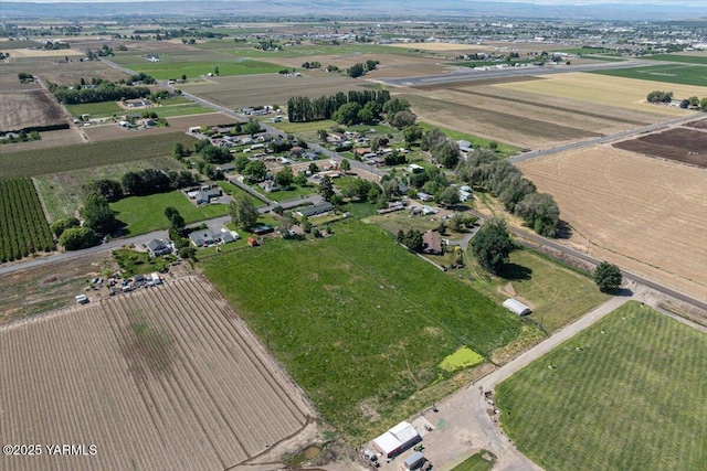 3700 Sheller Rd, Sunnyside, WA 98944 - aerial overview of property's location featuring large plots for crops and rural landscape