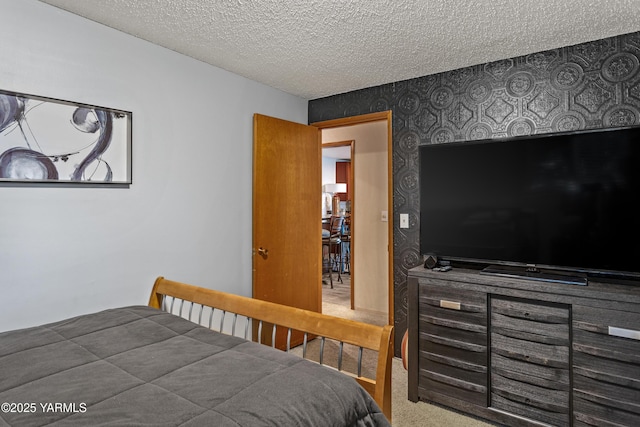 3603 Carol Ave, Yakima, WA 98902 - carpeted bedroom featuring a textured ceiling