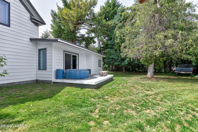 310 Sage Trail Rd, Yakima, WA 98901 - view of green lawn with a deck