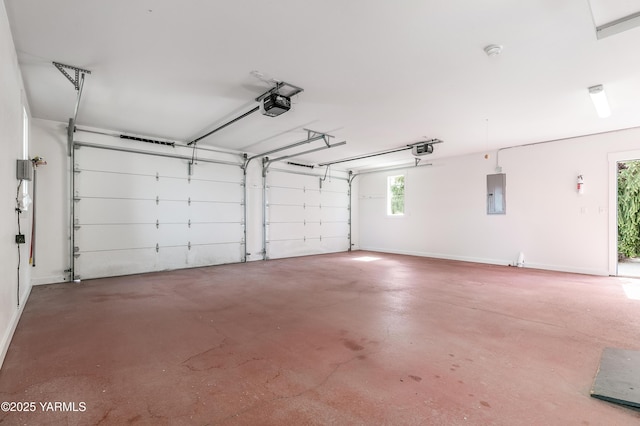 851 E Selah Rd, Yakima, WA 98901 - garage featuring electric panel and a garage door opener