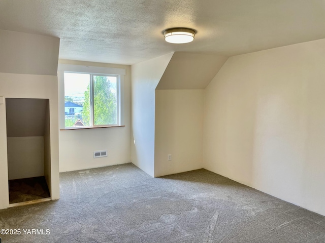 230 Krough Rd, Prosser, WA 99350 - additional living space featuring carpet floors, a textured ceiling, and visible vents