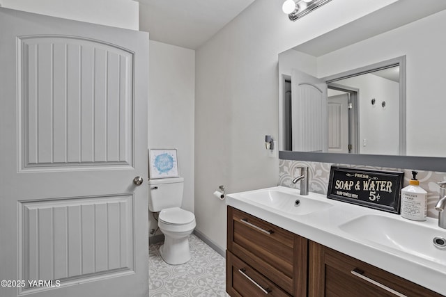3485 Selah Loop Rd, Selah, WA 98942 - bathroom with double vanity and tile patterned floors