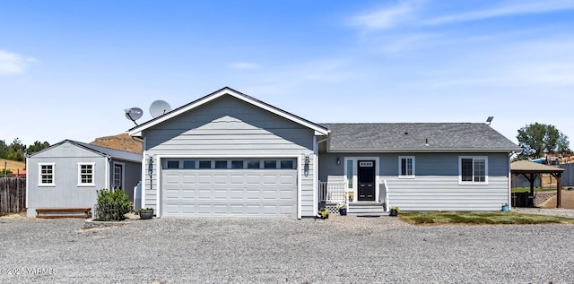 3485 Selah Loop Rd, Selah, WA 98942 - single story home with a gazebo, a garage, and driveway