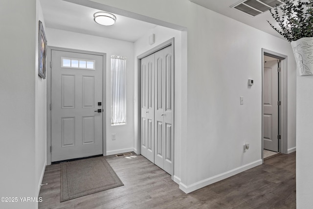 3485 Selah Loop Rd, Selah, WA 98942 - entryway with baseboards and wood finished floors