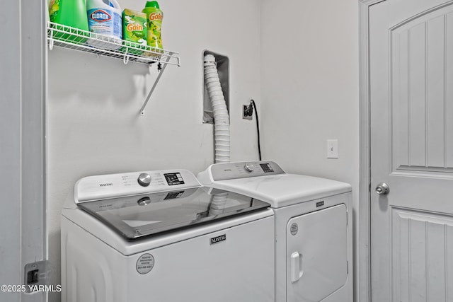 3485 Selah Loop Rd, Selah, WA 98942 - laundry room featuring separate washer and dryer
