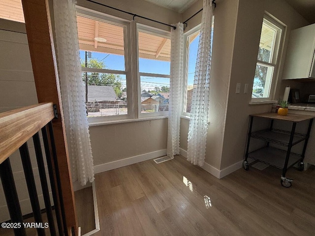 407 S 17th Ave, Yakima, WA 98902 - unfurnished dining area with wood finished floors and baseboards