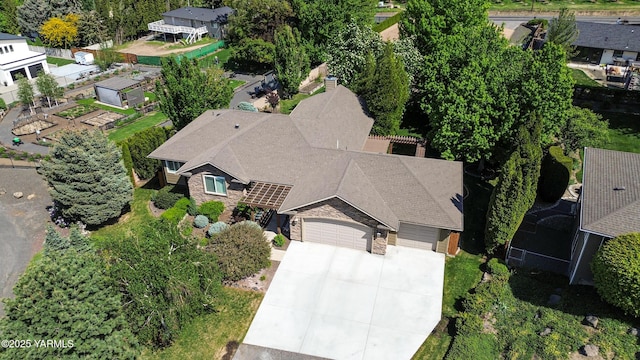 1013 Crest Acres Pl, Yakima, WA 98908 - view from above of property