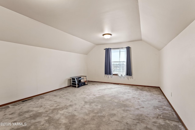 408 S 93rd Ave, Yakima, WA 98908 - bonus room with carpet floors, baseboards, vaulted ceiling, and visible vents