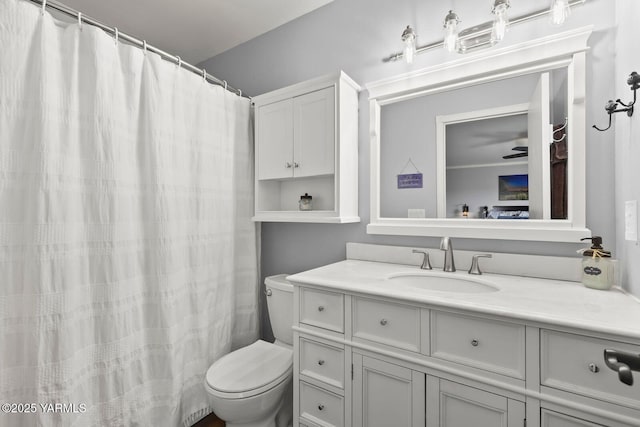 602 N 57th Ave, Yakima, WA 98901 - bathroom featuring vanity and a shower with shower curtain