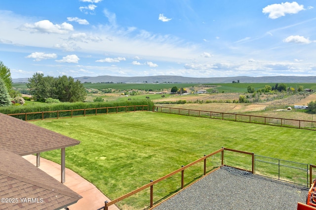 15014 Fisk Rd, Yakima, WA 98908 - view of yard with a view of countryside and a mountain view