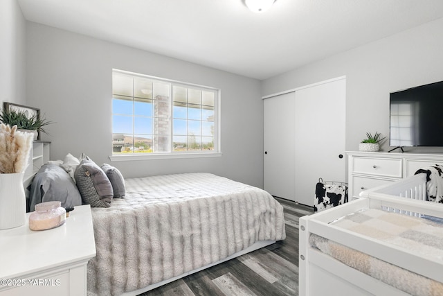 15014 Fisk Rd, Yakima, WA 98908 - bedroom with dark wood finished floors and a closet