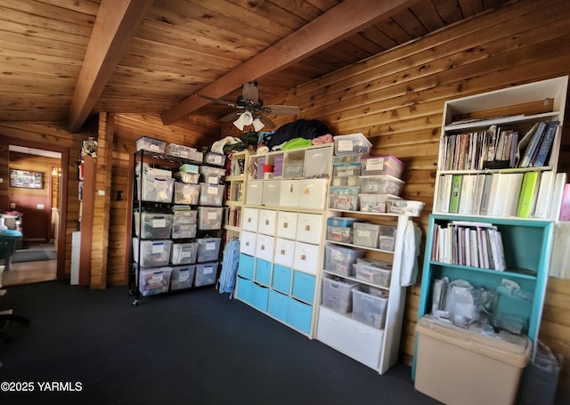 13520 Fisk Rd, Yakima, WA 98908 - storage room featuring a ceiling fan
