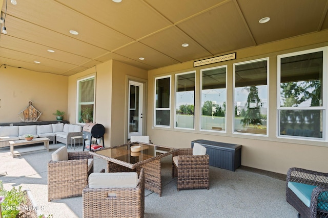 7506 Lyons Ln, Yakima, WA 98903 - view of patio featuring an outdoor hangout area