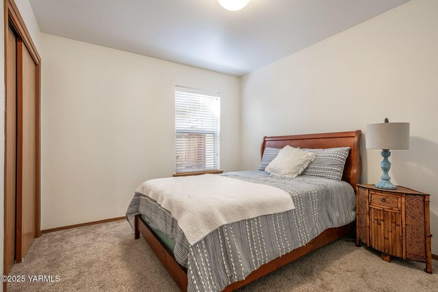 19 N 86th Ave, Yakima, WA 98908 - bedroom featuring baseboards, carpet flooring, and a closet