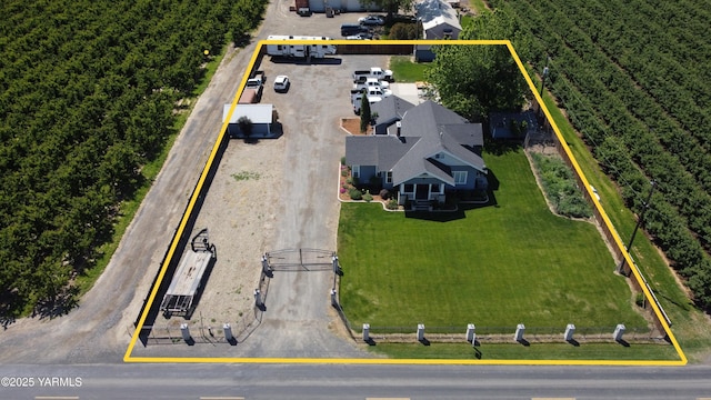 175001 W King Tull Rd, Grandview, WA 98930 - aerial view of property and surrounding area with property boundaries highlighted