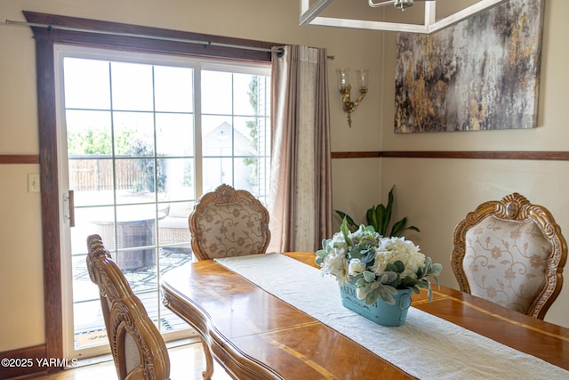 175001 W King Tull Rd, Grandview, WA 98930 - dining space featuring a chandelier