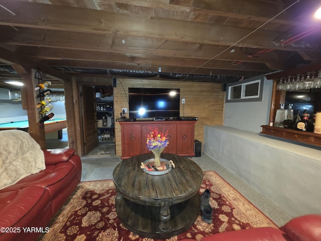 175001 W King Tull Rd, Grandview, WA 98930 - living area with wood walls