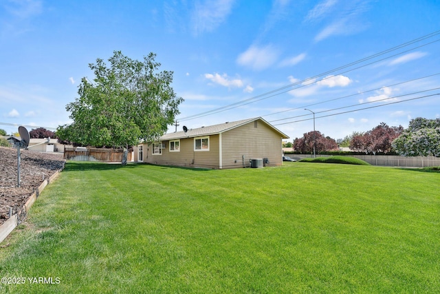 202 N 80th Ave, Yakima, WA 98908 - view of yard featuring central air condition unit and fence