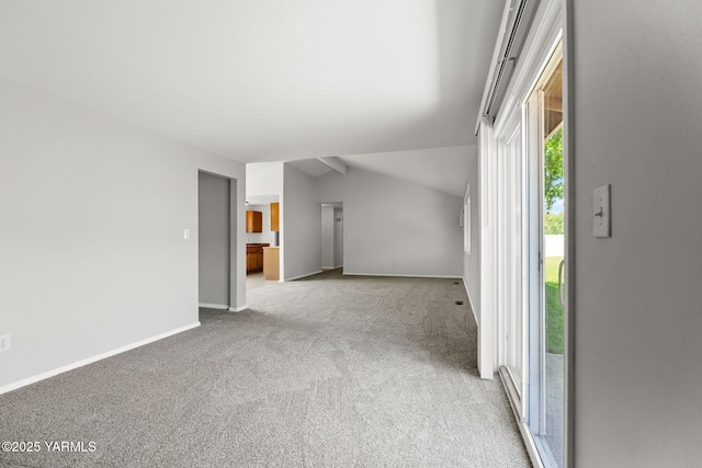 202 N 80th Ave, Yakima, WA 98908 - carpeted spare room featuring lofted ceiling and baseboards