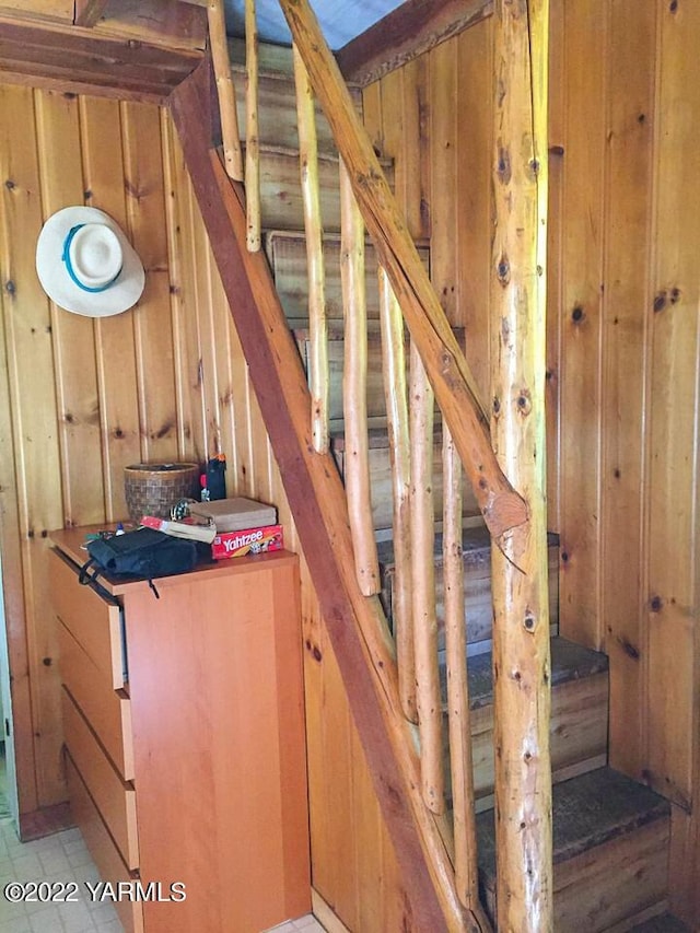 30711 Hwy 410, Naches, WA 98937 - staircase with wooden walls