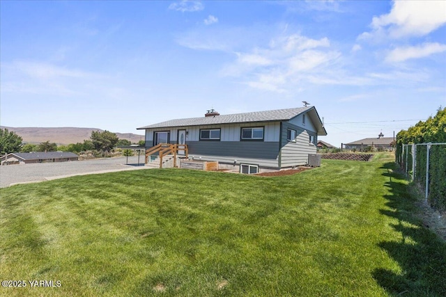 101 Hickory Ln, Selah, WA 98942 - view of front of house with board and batten siding and a chimney