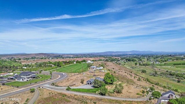 12826 Douglas Rd, Yakima, WA 98908 - aerial perspective of suburban area featuring mountains
