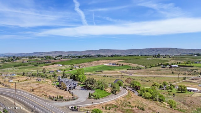 12826 Douglas Rd, Yakima, WA 98908 - aerial view of sparsely populated area with a mountainous background