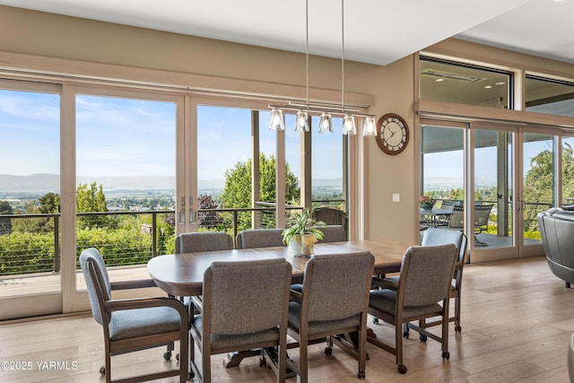 5506 Marilane St, Yakima, WA 98908 - dining space with healthy amount of natural light and light wood-style flooring