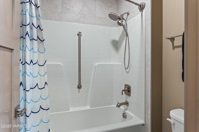 5506 Marilane St, Yakima, WA 98908 - bathroom featuring shower / tub combo and toilet