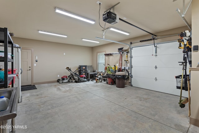 5506 Marilane St, Yakima, WA 98908 - garage featuring a garage door opener