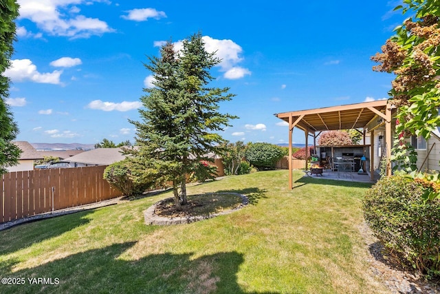 5304 Channel Dr, Yakima, WA 98901 - fenced backyard featuring a patio